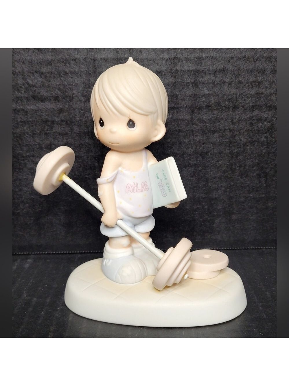 1987  Precious Moments Porcelain Figurine Believe The Impossible #109487